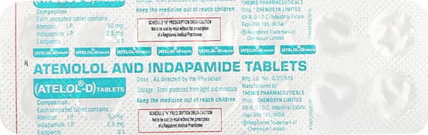 Atelol D Strip Of 14 Tablets