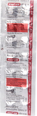 Aten Am 5/50mg Strip Of 14 Tablets
