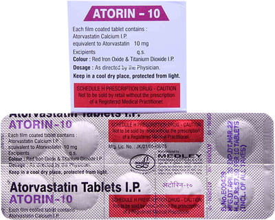 Atorin 10mg Strip Of 10 Tablets