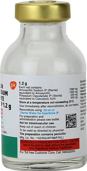 Augmentin 1.2gm Powder For Injection