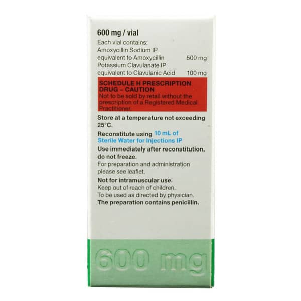 Augmentin 600mg Powder For Injection