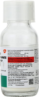 Augmentin Duo Bottle Of 30ml Dry Suspension