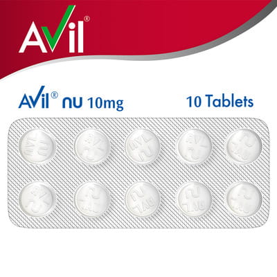 Avil Nu 10mg Strip Of 10 Tablets