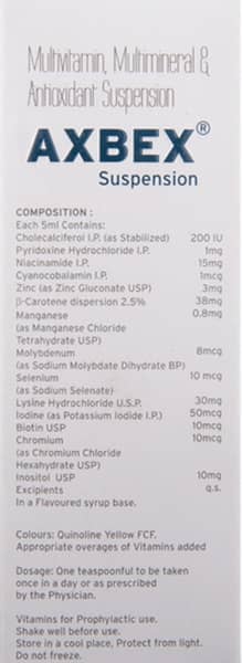 Axbex Bottle Of 100ml Suspension