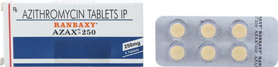 Azax 250mg Strip Of 6 Tablets