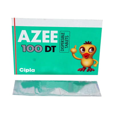 Azee Dt 100mg Strip Of 3 Tablets