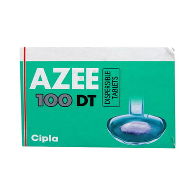 Azee Dt 100mg Strip Of 3 Tablets