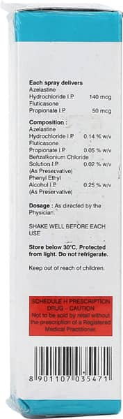 Azeflo Bottle Of 7ml Nasal Spray