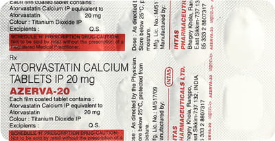 Azerva 20mg Strip Of 10 Tablets
