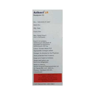 Azibact Lr 200mg Readymix