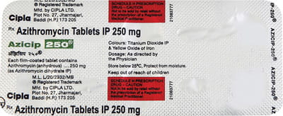 Azicip 250mg Strip Of 6 Tablets