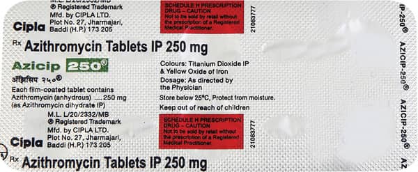 Azicip 250 Tablet
