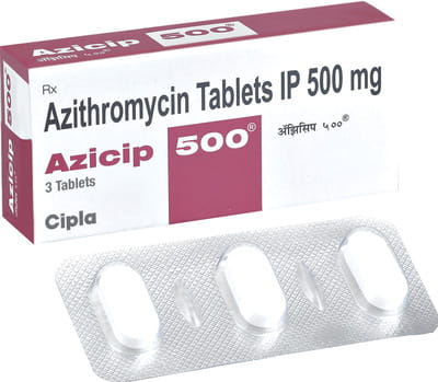 Azicip 500mg Strip Of 3 Tablets