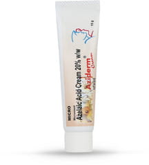 Azmiderm Aziderm 20% Cream: Uses, Side Effects, Price, Dosage & More Info ...