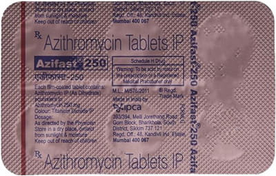 Azifast 250mg Strip Of 6 Tablets