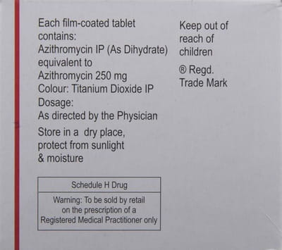 Azifast 250mg Strip Of 6 Tablets