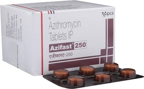 Azifast 250Mg Strip Of 6 Tablets