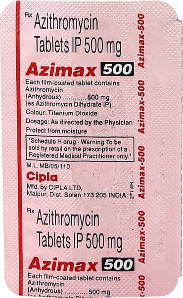 Azimax 500 Tablet