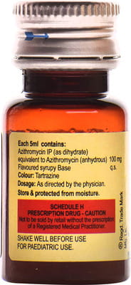 Azithral 100mg Bottle Of 15ml Liquid