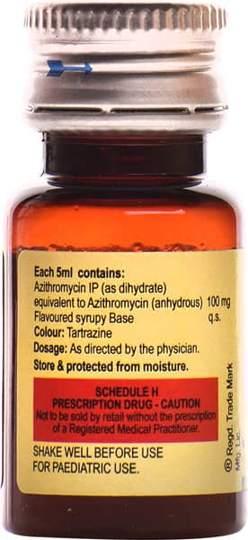 Azithral 100mg Bottle Of 15ml Liquid