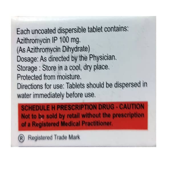 Aziwin Dt 100mg Strip Of 3 Tablets