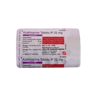 Azoran 25mg Strip Of 25 Tablets