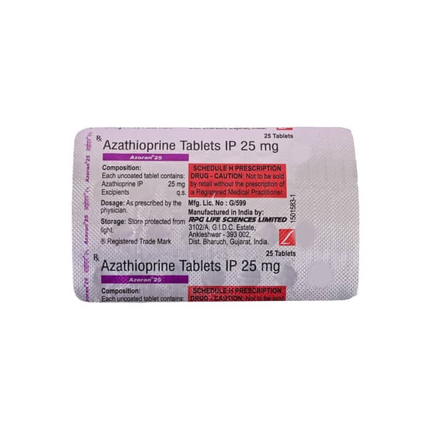 Azoran 25mg Strip Of 25 Tablets
