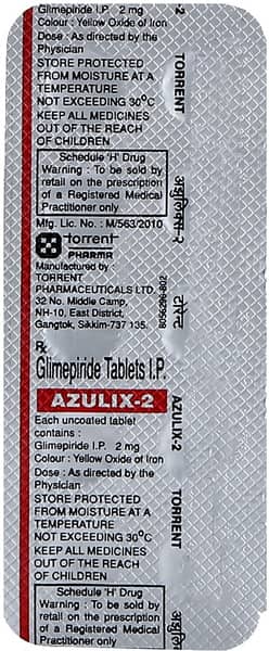 Azulix 2mg Strip Of 10 Tablets