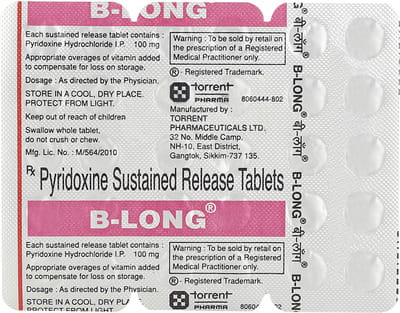 B Long Strip Of 30 Tablets