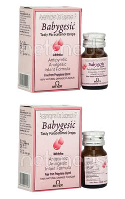 Babygesic 100mg Orange Flavour Drops 15ml