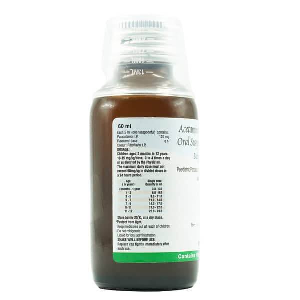 Babygesic 125Mg Suspension 60Ml
