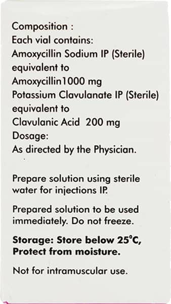 Bactoclav 1.2gm Dry Vial Of 1 Powder For Injection