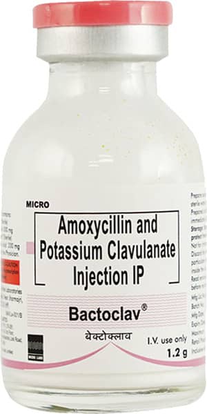 Bactoclav 1.2gm Dry Vial Of 1 Powder For Injection