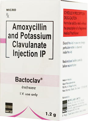 Bactoclav 1.2gm Dry Vial Of 1 Powder For Injection