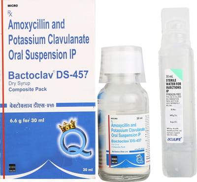Bactoclav Ds 457mg Syrup 30ml