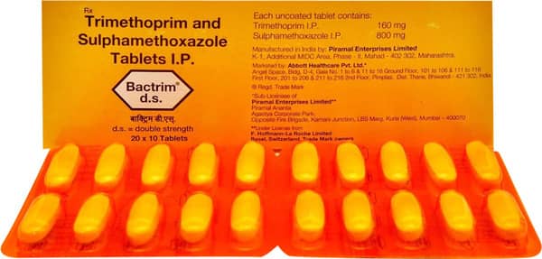 Bactrim Ds Strip Of 10 Tablets