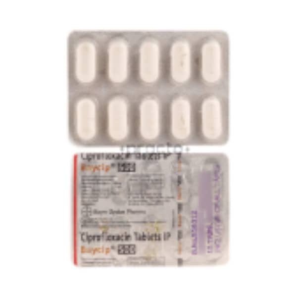 Baycip 500mg Strip Of 10 Tablets