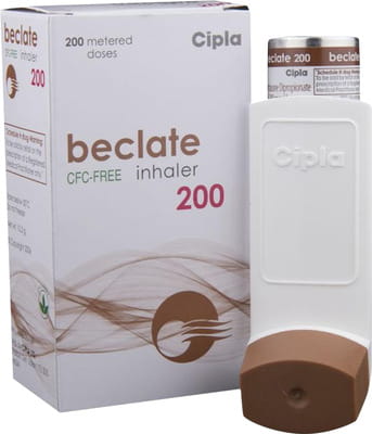 Beclate 200mcg Box Of 200md Metered Dose Inhaler