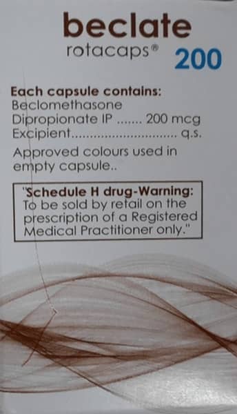 Beclate 200mcg Box Of 30 Rotacapss