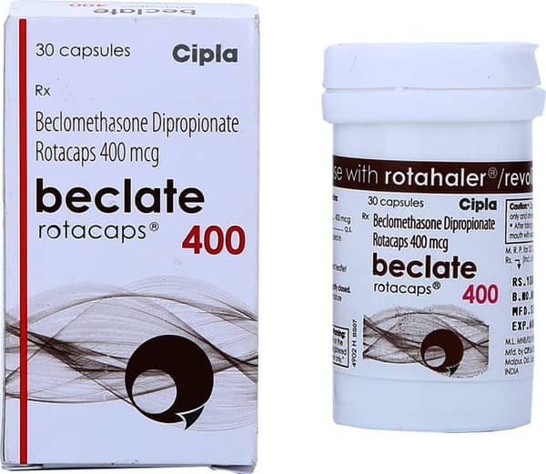 Beclate 400mcg Box Of 30 Rotacaps