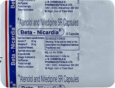 Beta Nicardia Strip Of 10 Capsules