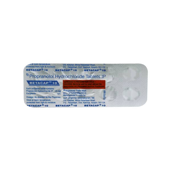 Betacap 10mg Strip Of 10 Tablets