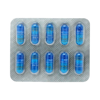 Betacap Tr 60mg Strip Of 10 Capsules