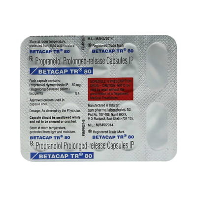 Betacap Tr 80 Strip Of 10 Capsules