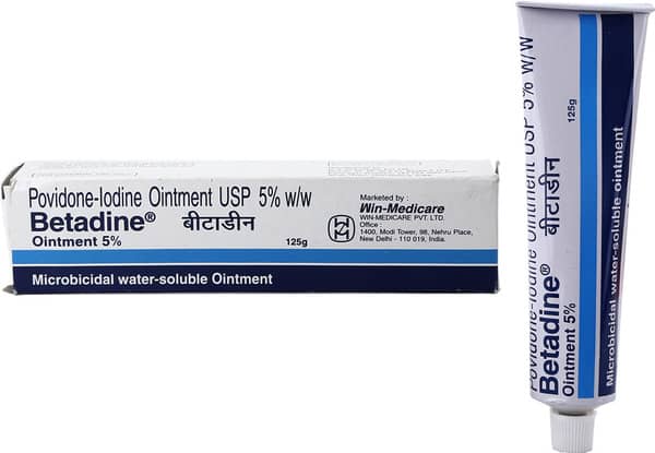 Betadine 5% Tube Of 125gm Ointment