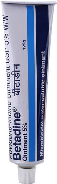 Betadine 5% Tube Of 125gm Ointment