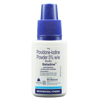 Betadine 5% Bottle Of 10Gm Microbicidal Sprinkling Powder