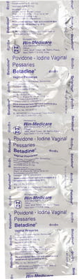 Betadine 200mg Strip Of 10 Vaginal Pessaries