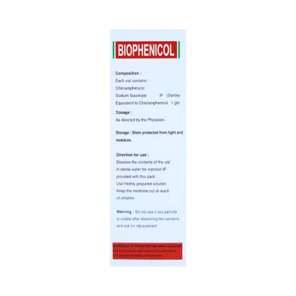 Biophenicol 1gm Dry Vial Of 1 Powder For Injection
