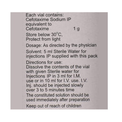 Biotax 1gm Dry Vial Of 1 Powder For Injection